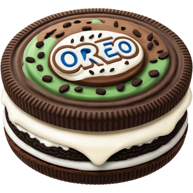 Oreo cookie emoji