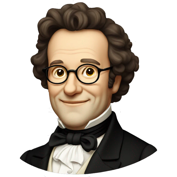 Franz Schubert composer Smiling emoji