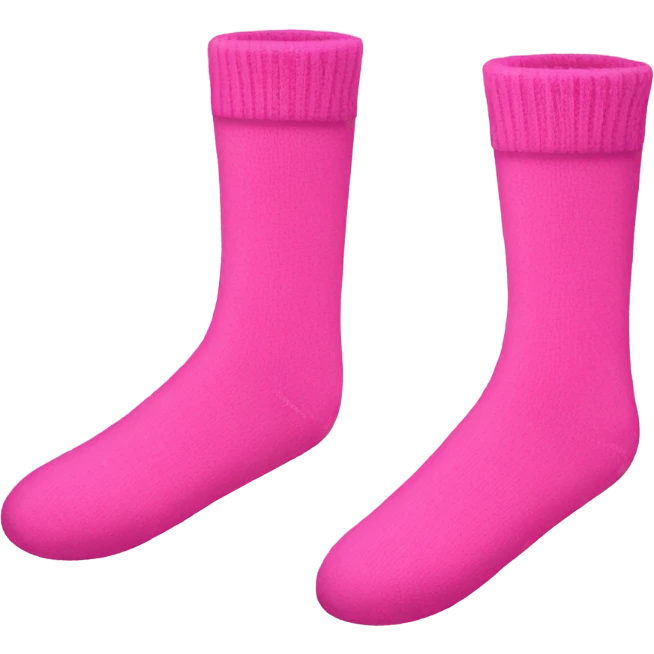 Pink socks emoji