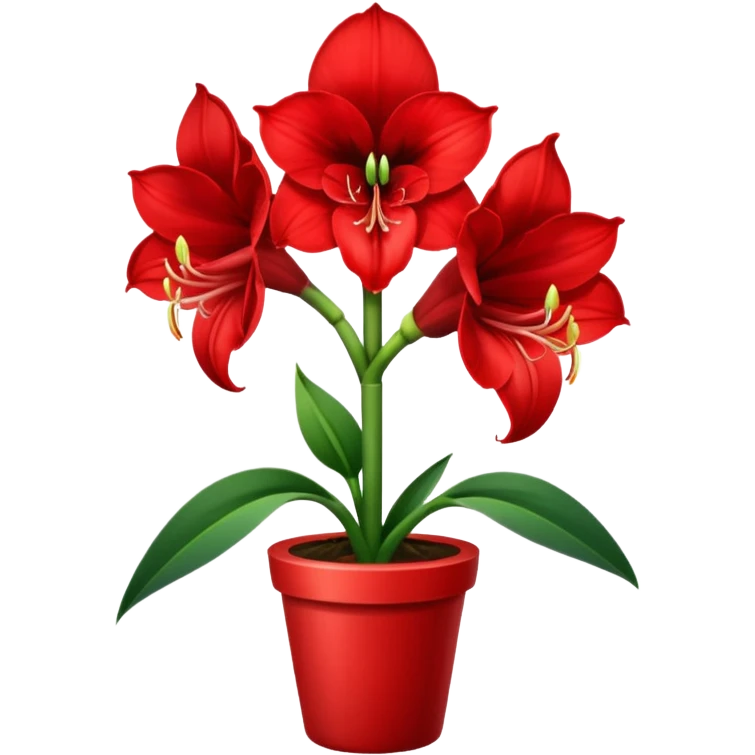 Can you make red Amaryllis emoji