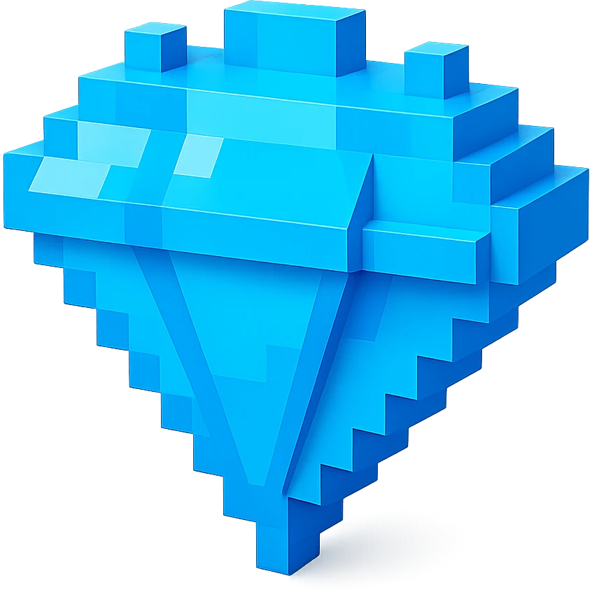 blue diamond emoji