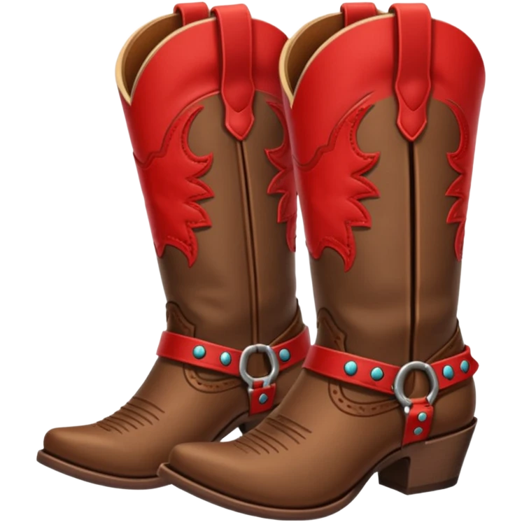 cowgirl boots cute a tiny bit of red on it NO TEAL  emoji