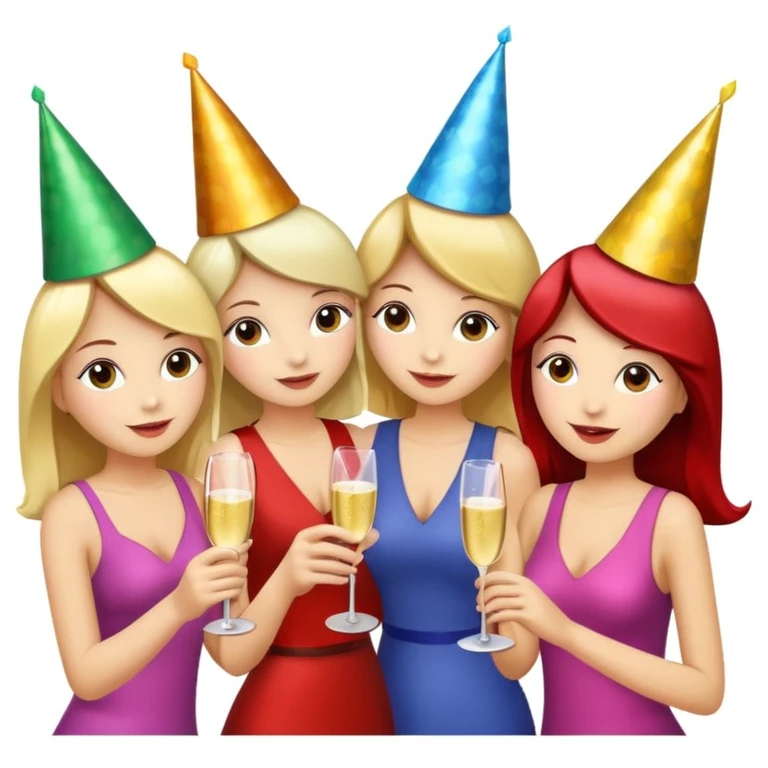 girls party in club emoji