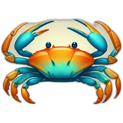 shiny-crab emoji