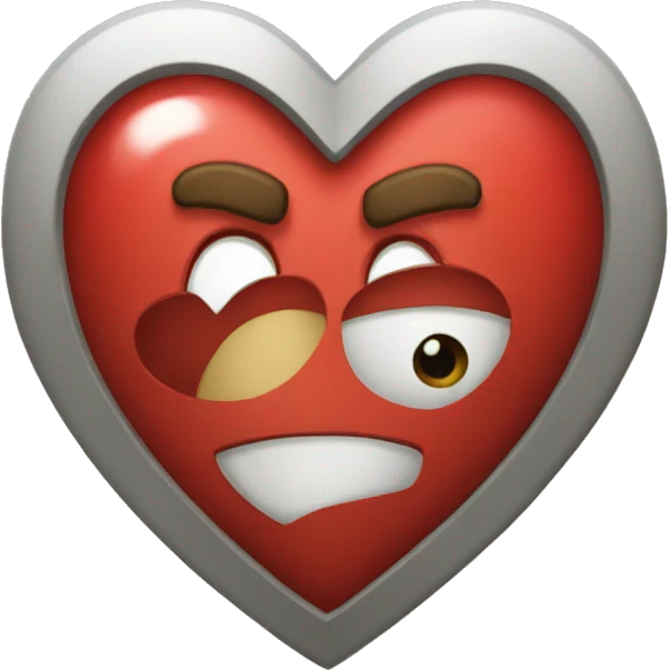 corazón bloqueado emoji