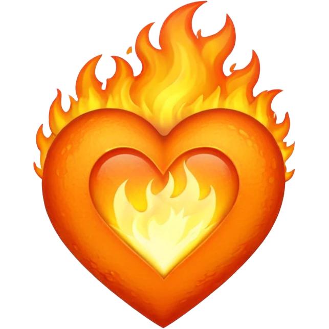 Fiery Heart emoji