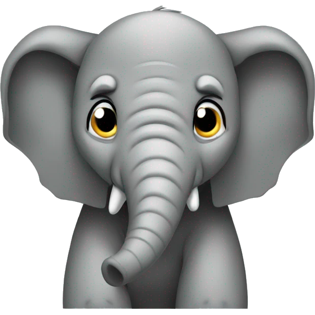 Angry elephant emoji