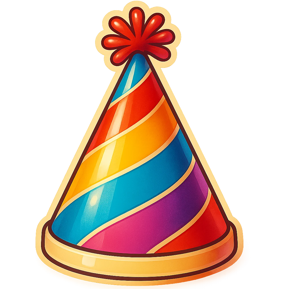 party hat emoji