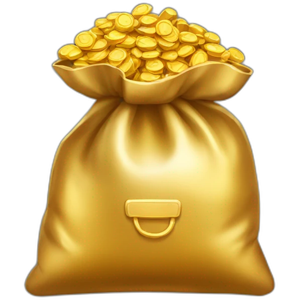 a bag of gold emoji