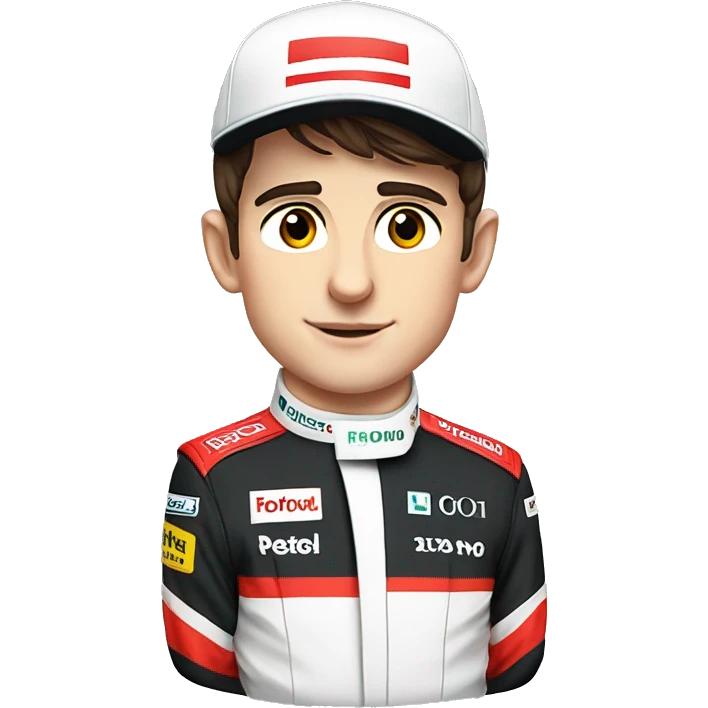 charles Leclerc in an f1 car emoji