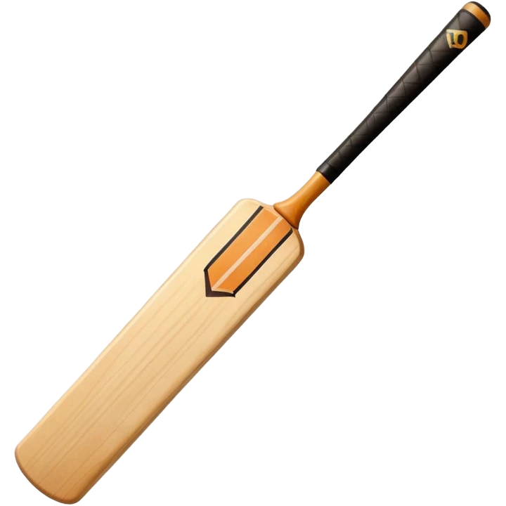 Cricket bat emoji