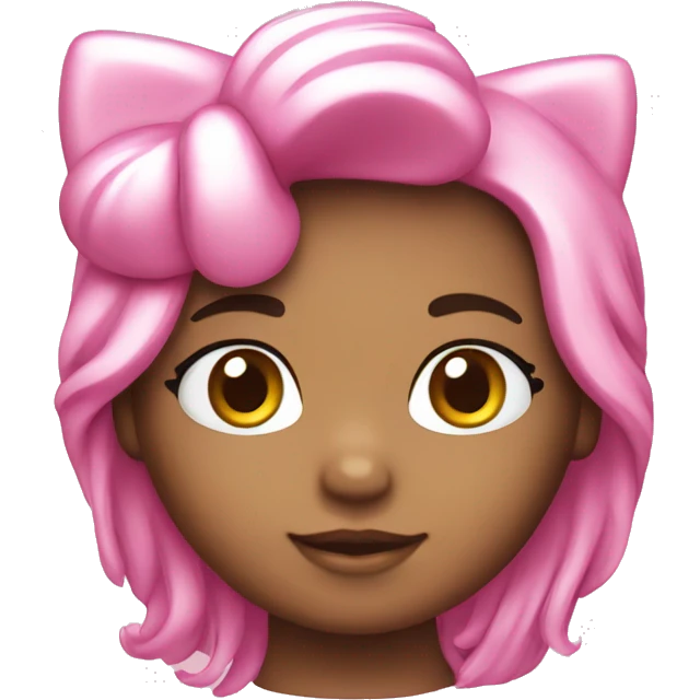 Hello kitty pink emoji