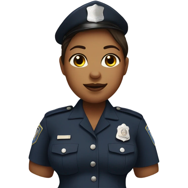 Pregnant police officer emoji