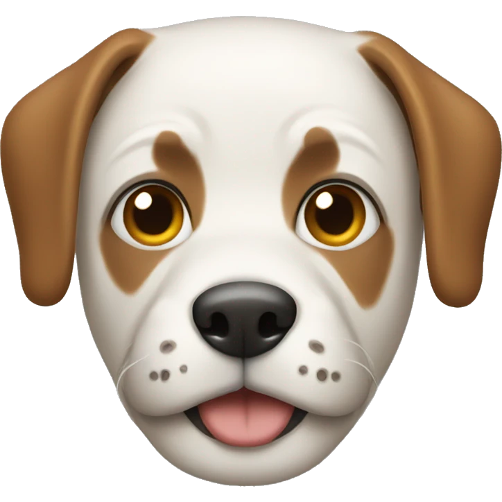 Man with a dog face emoji