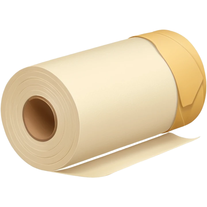 A roll of plain wallpaper  emoji
