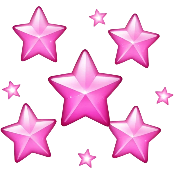 pink stars emoji