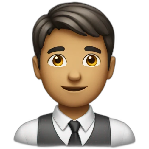 Smart boy emoji