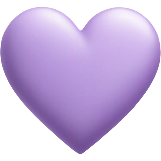lilac heart emoji