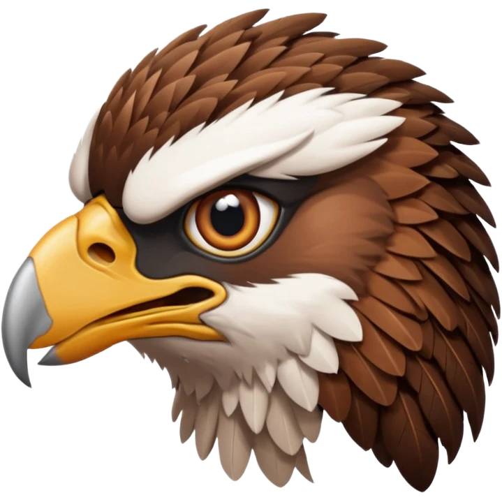Cabeza de Alcón malvado emoji