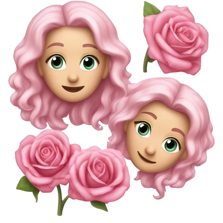 Ganz viele rosa Herzen nebeneinander und aufeinander  emoji