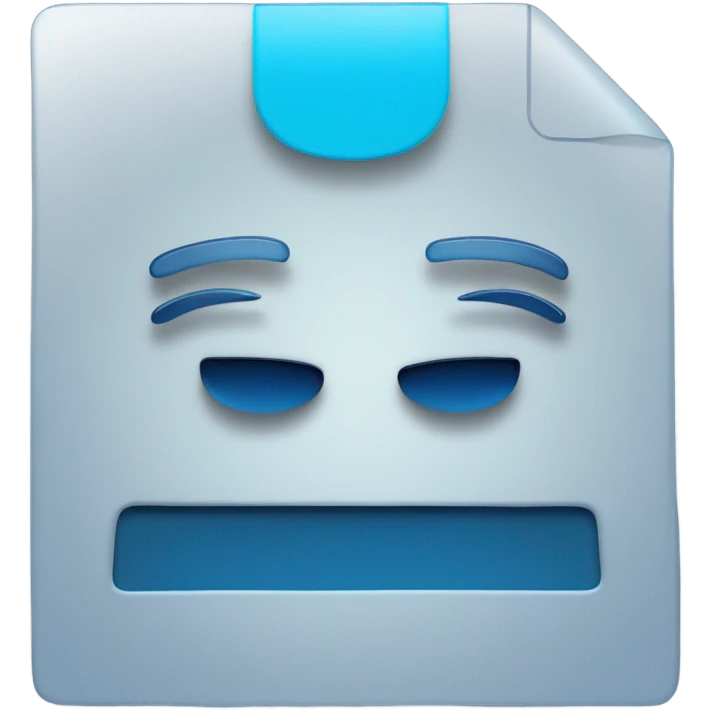 bank black plastic card with dark to light blue gradient stroke emoji