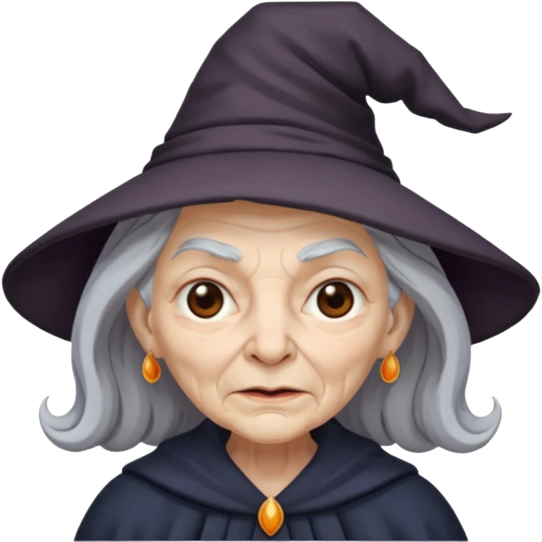 black old witch emoji