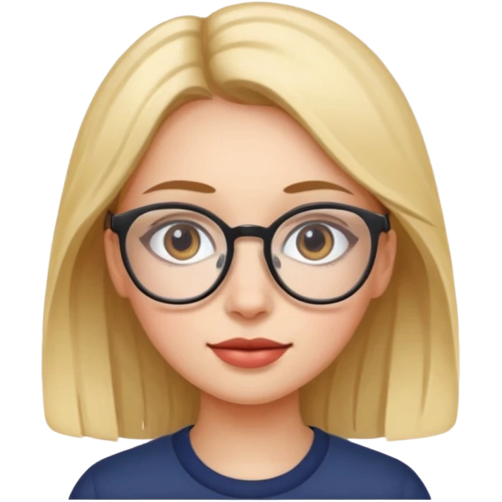 girl naked big boobs with eye glasses emoji