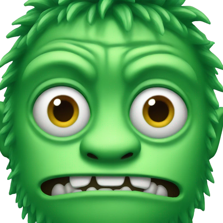 Green monster emoji