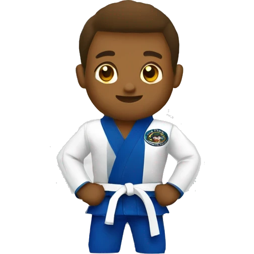 Jiu jitsu faixa marrom  emoji