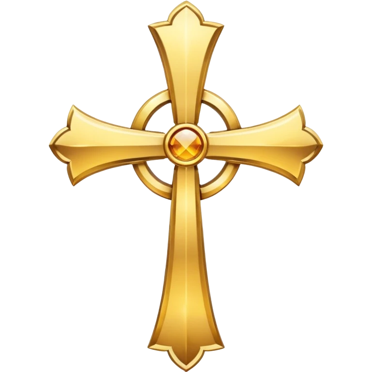 Golden cross emoji