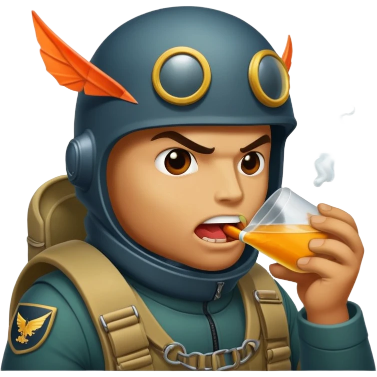 Helldiver eats Terminides emoji