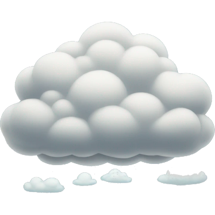 big cloud emoji
