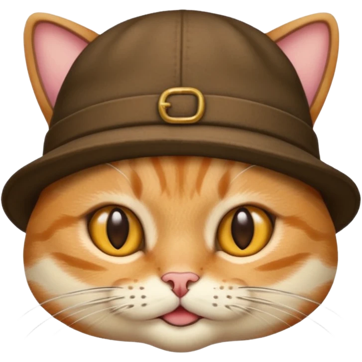 cat face wearing a hat emoji