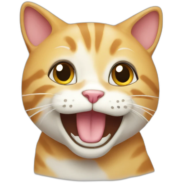 Happy cat emoji