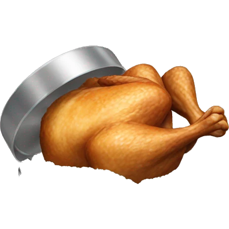 can eat chicken emoji
