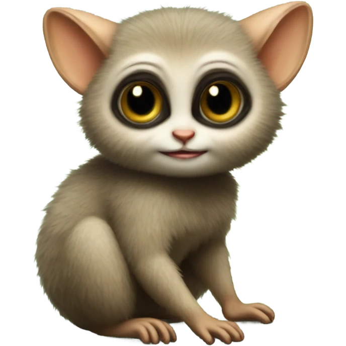 Fluffy bush baby emoji