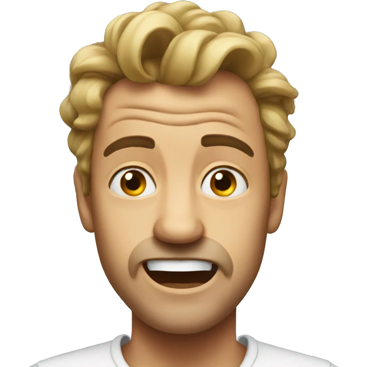 going crazy emoji