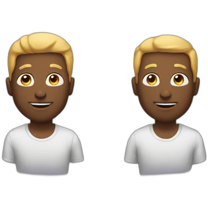 2 hommes emoji