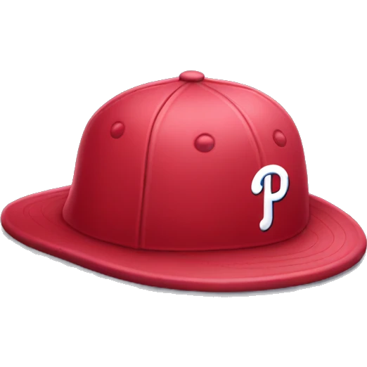 Philadelphia Phillies hat emoji