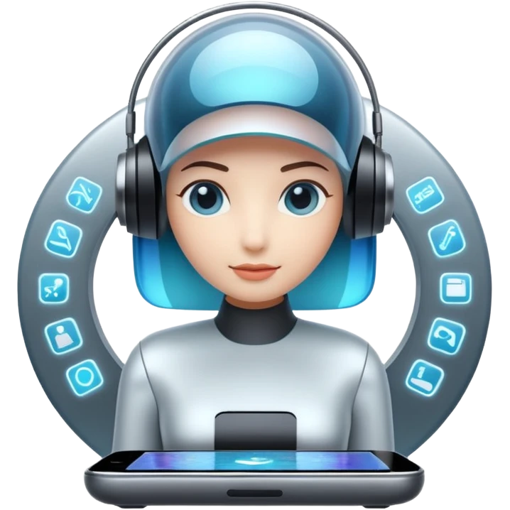 Personalized AI assistants manage daily urban life.  emoji