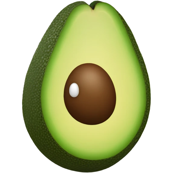 An avocado like it is a microphone emoji