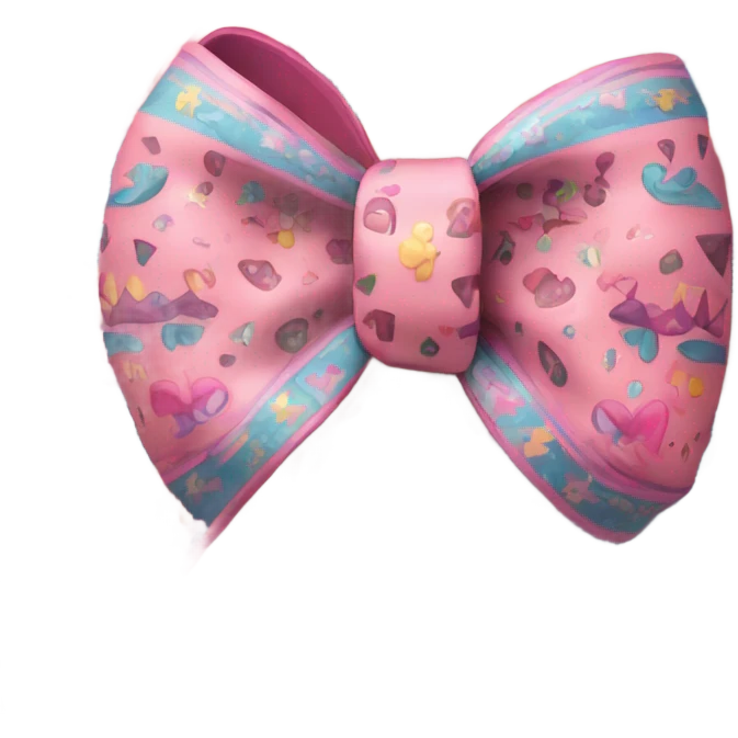 Girly bow  emoji