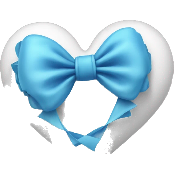 Heart with a bow emoji