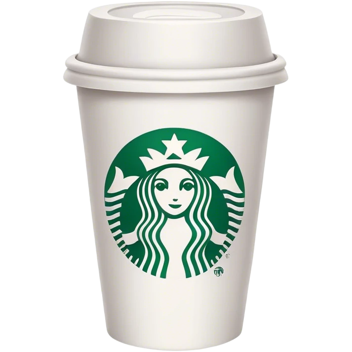Starbucks cup emoji