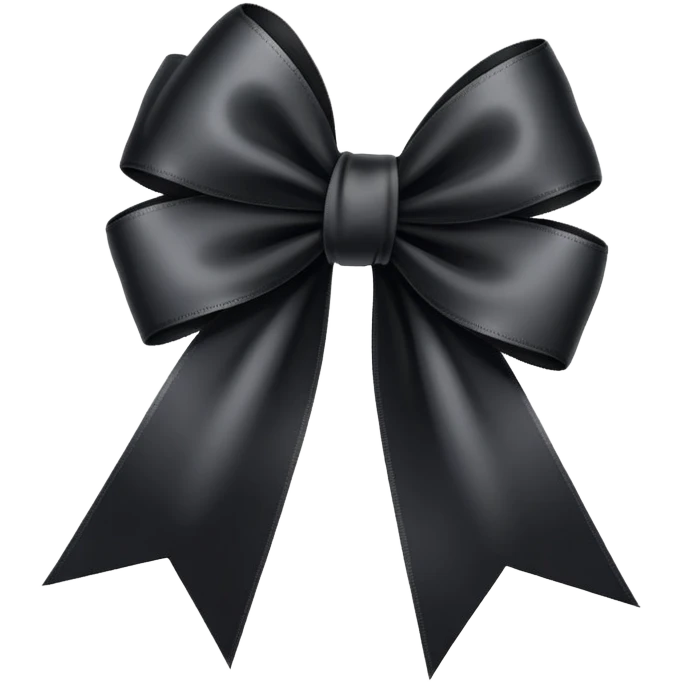 Black 🎀 emoji