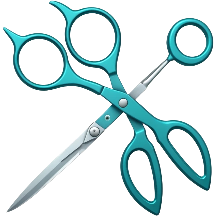 scissors teal  emoji