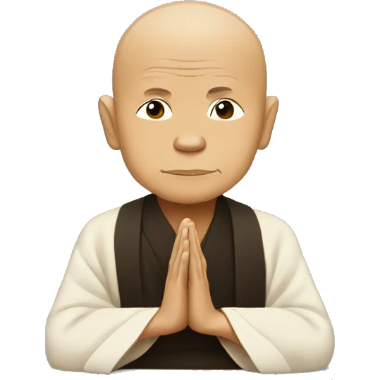 Thich nhat Hanh meditating  emoji