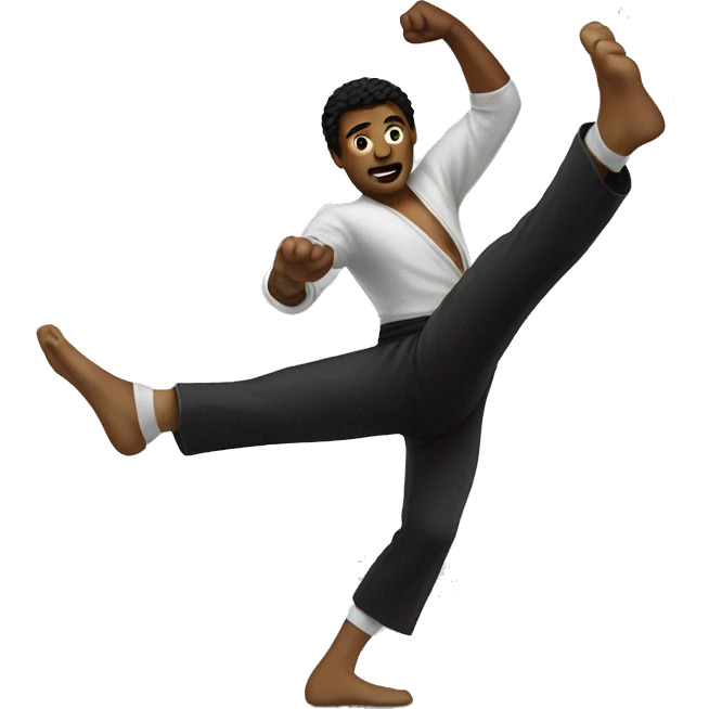 high kick emoji