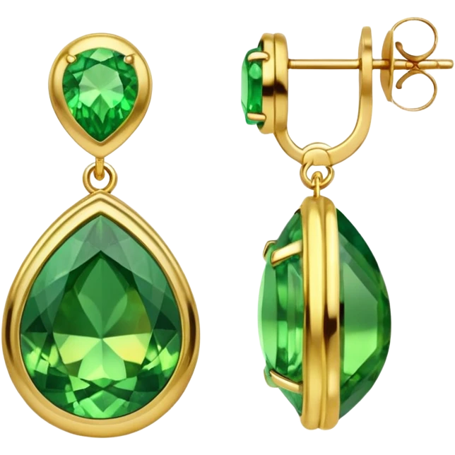 green yellow earring emoji