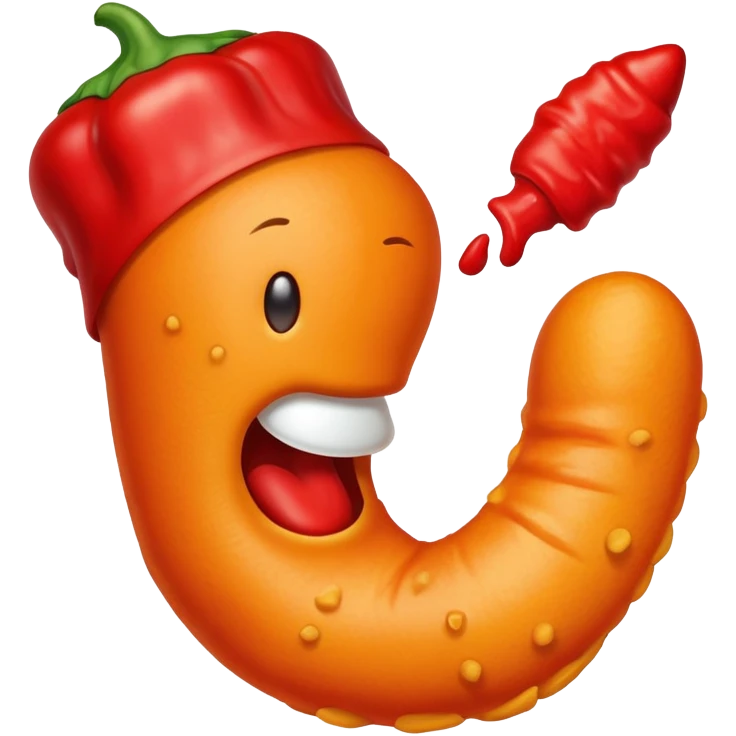 Talking hot cheetos emoji